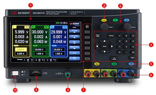 TestEquity: Keysight EDU36311A DC Power Supply, Triple Output, 6V